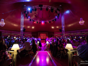 the baroque-style big top of Imagine Circus © Marion Triverio Photographie