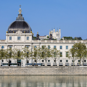 Le Grand Hôtel-Dieu au bord du Rhône ©Brice Robert
